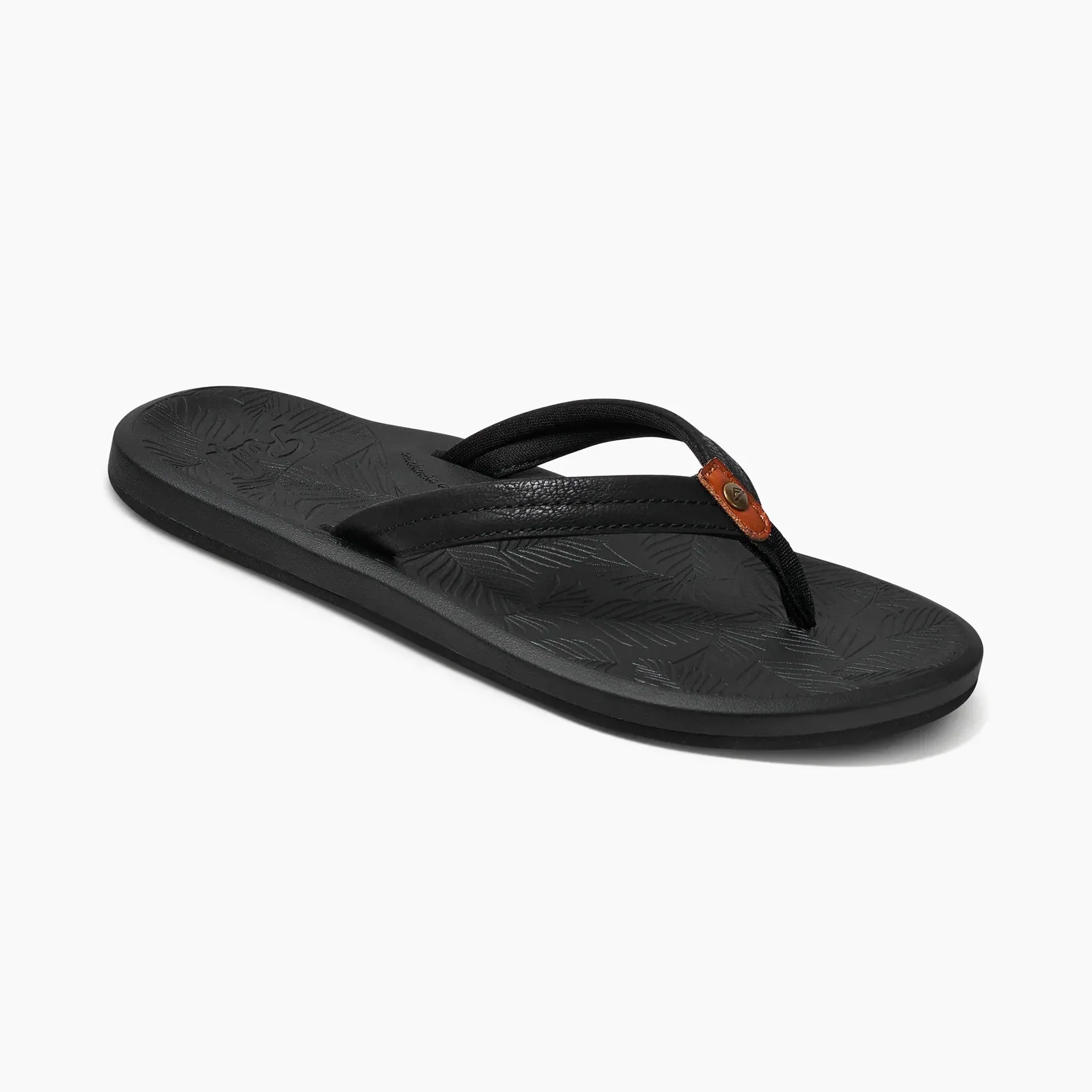 Reef Tides Flip Flops - Black