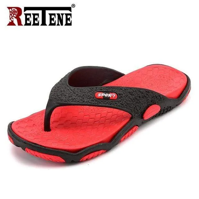 REETENE Red Flip Flops