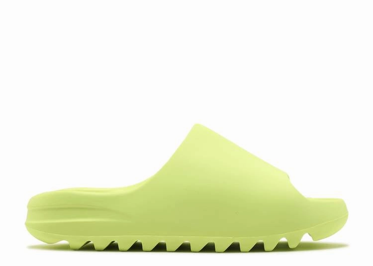 Adidas Yeezy Slide Green Glow Wide toe box