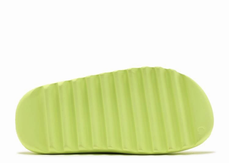 Adidas Yeezy Slide Green Glow Sporty Comfort