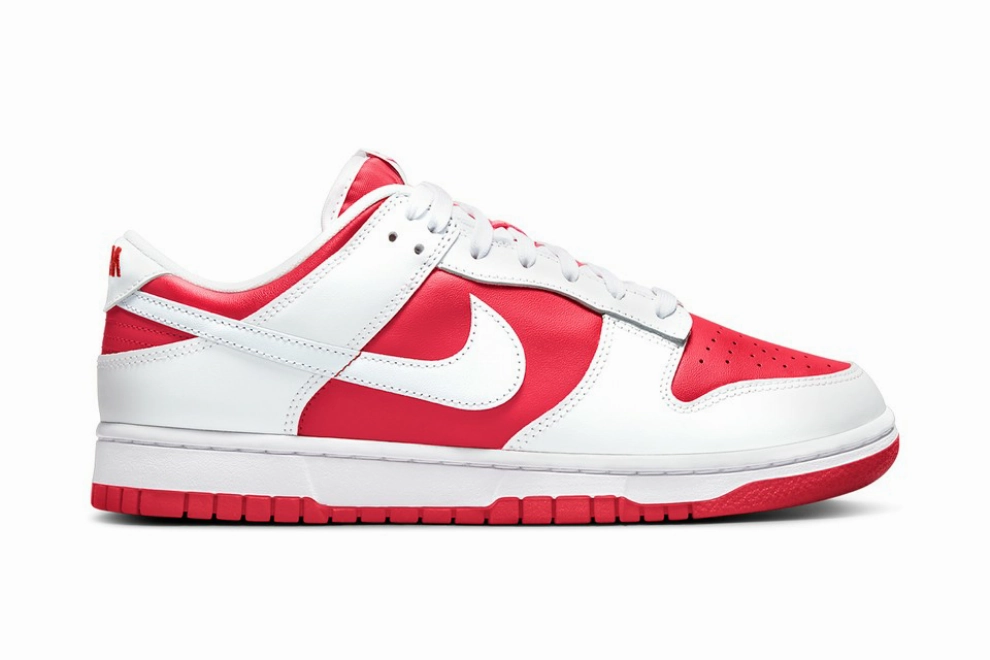 Nike Dunk Low White University Red solo runs tempo - running shoes