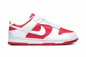 Nike Dunk Low White University Red Mountain