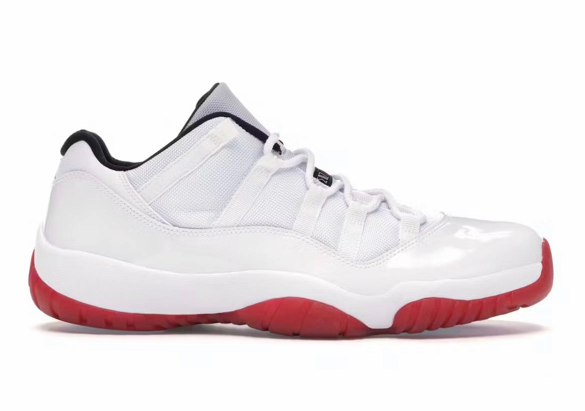 Jordan 11 Retro Low Cherry White Red (2012) Half - size up