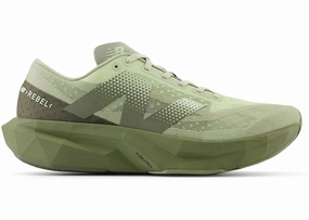 New Balance FuelCell Rebel v4Olivine Dark Camo Secure Lace System Abrasion Shield Technology