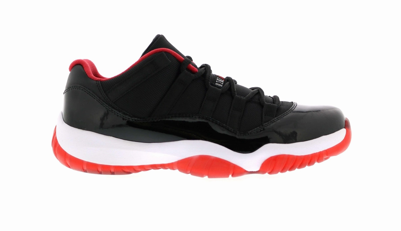 Jordan 11 Retro Low Bred Breathable Ventilation Soft Entry