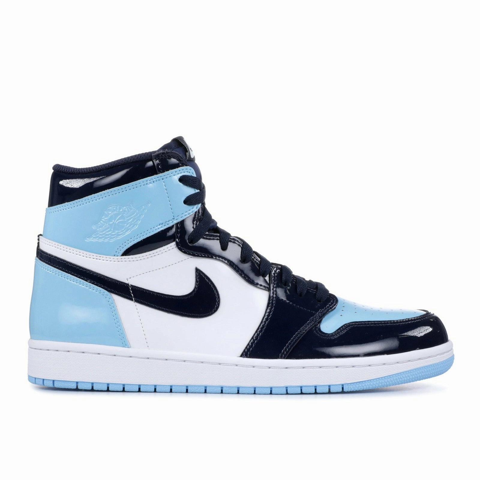 Multi Directional Flex Hyperflex Groove Pattern Wmns Air Jordan 1 Retro High OG Blue Chill (2019)
