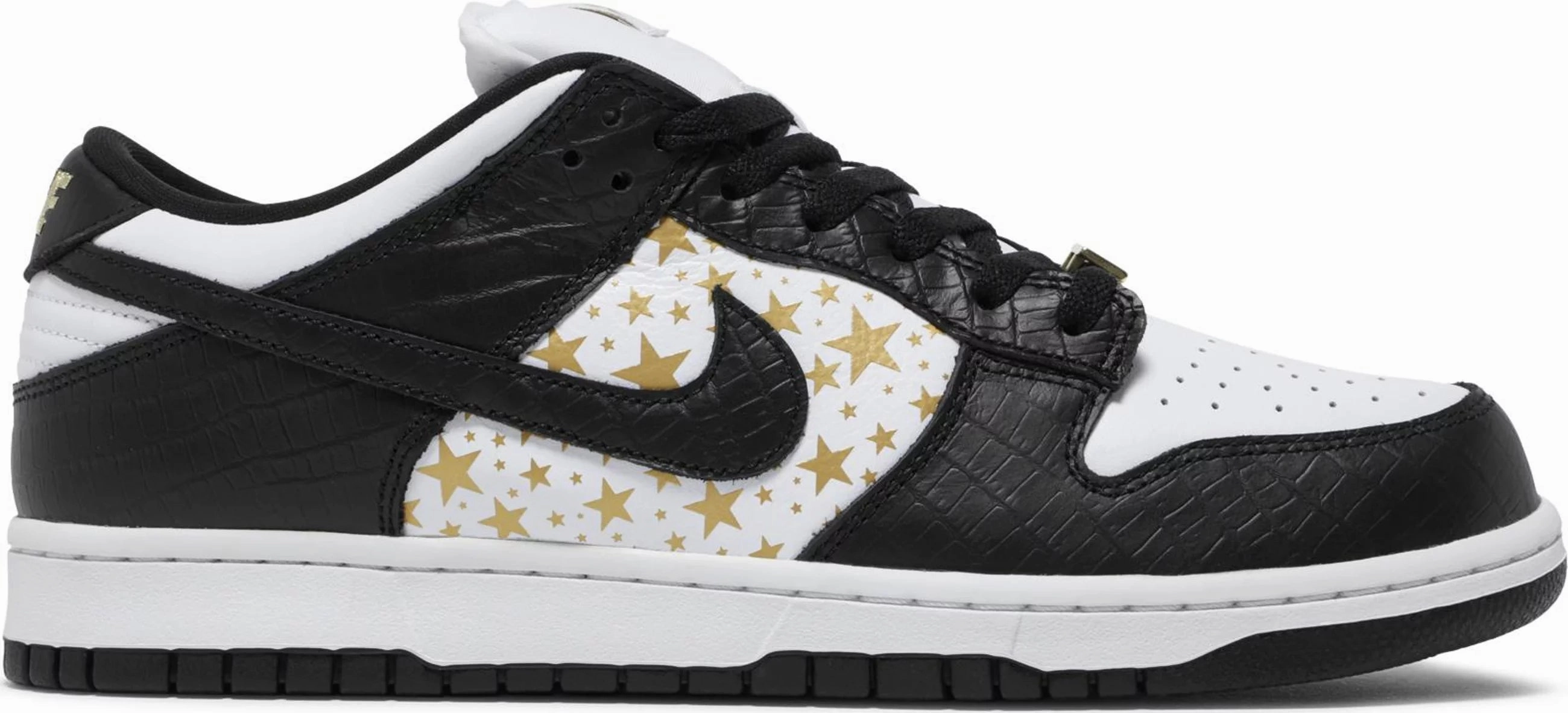 training support running in a historical site shoes Nike SB Dunk Low Supreme Stars Black (2021)