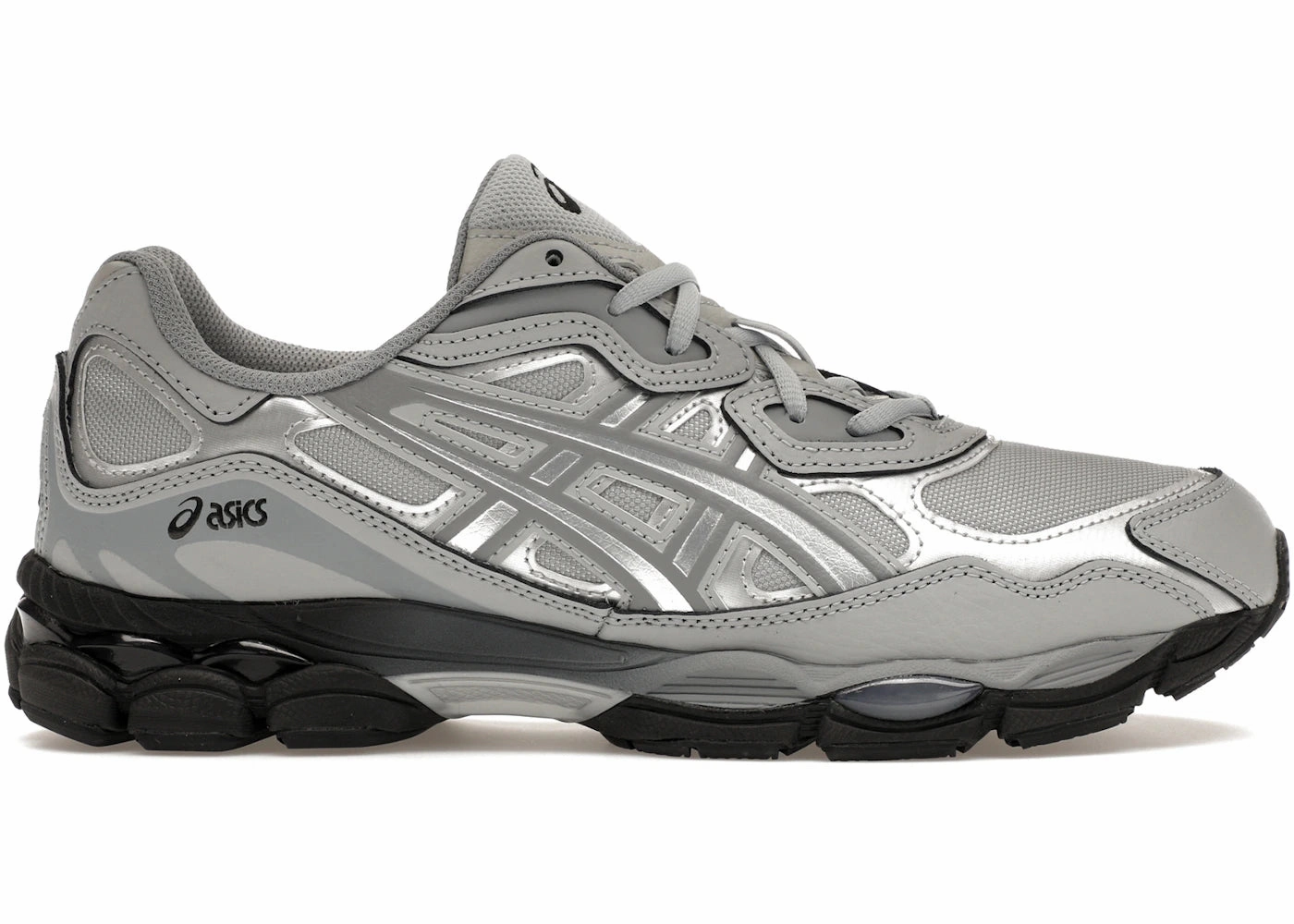 visible lacing shoes ASICS Gel-NYCMid Grey Sheet Rock