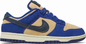 running shoes for athletes Cushioned heel Dunk Low LX 'Blue Suede'