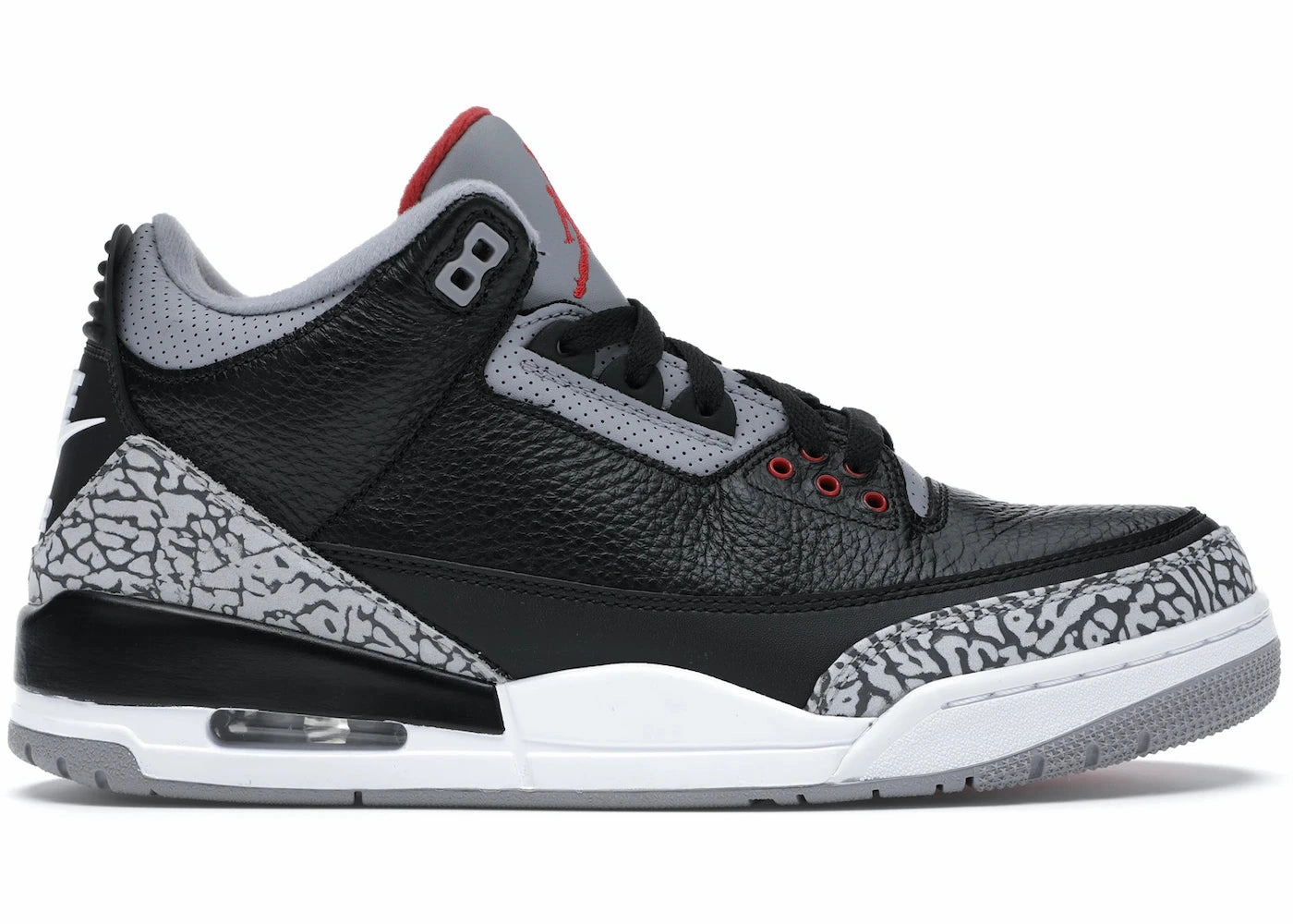 Jordan 3 Retro Black Cement weather - proof running shoes