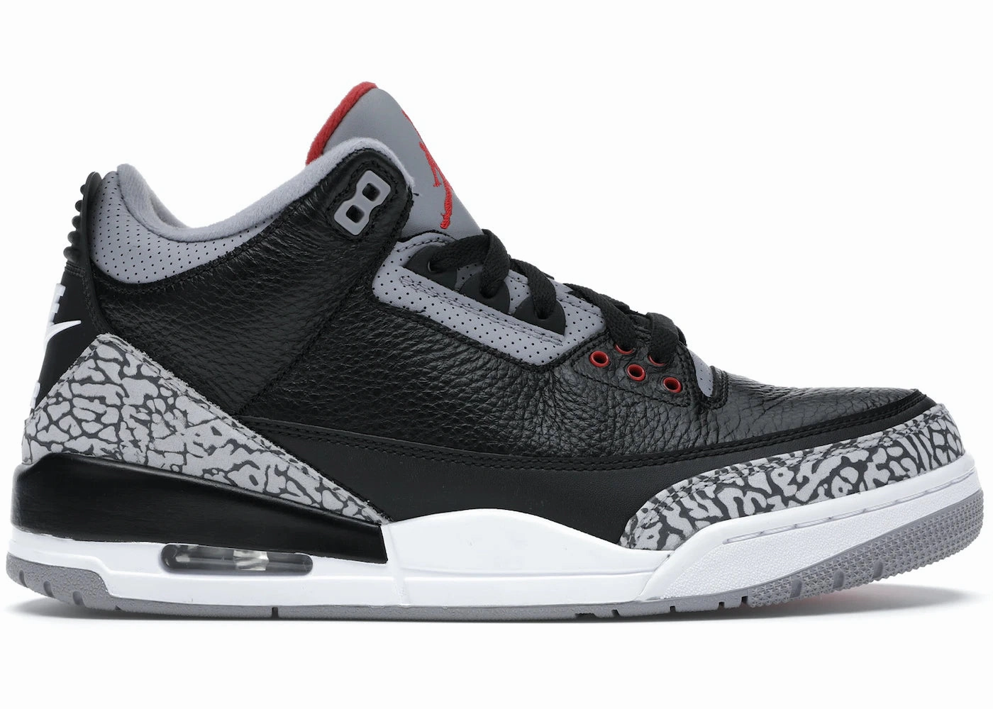 Jordan 3 Retro Black Cement formal - use shoes Comfort Padding