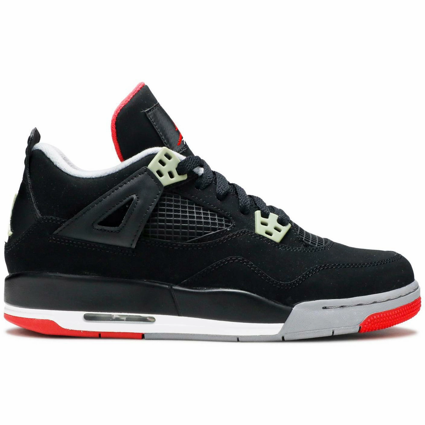 Air Jordan 4 Retro "Bred/Black Cement" (GS/Juniors) (2012) wood - grain - design shoes