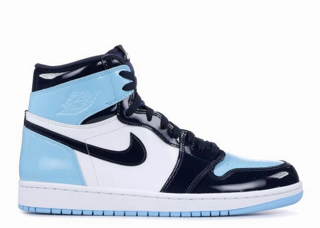 Jordan 1 Retro High UNC Patent (W) (Preowned) all - weather - resilience shoes multi - color