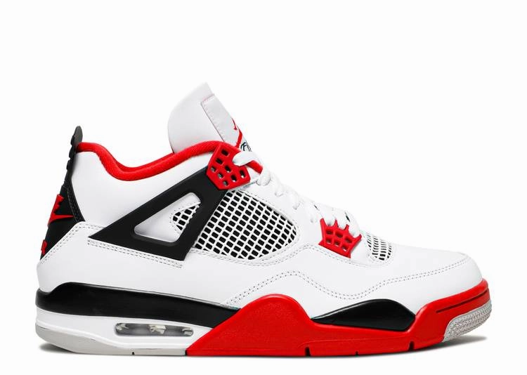 stretchy - straps Jordan 4 Retro Fire Red (2020) (Preowned Size 9)