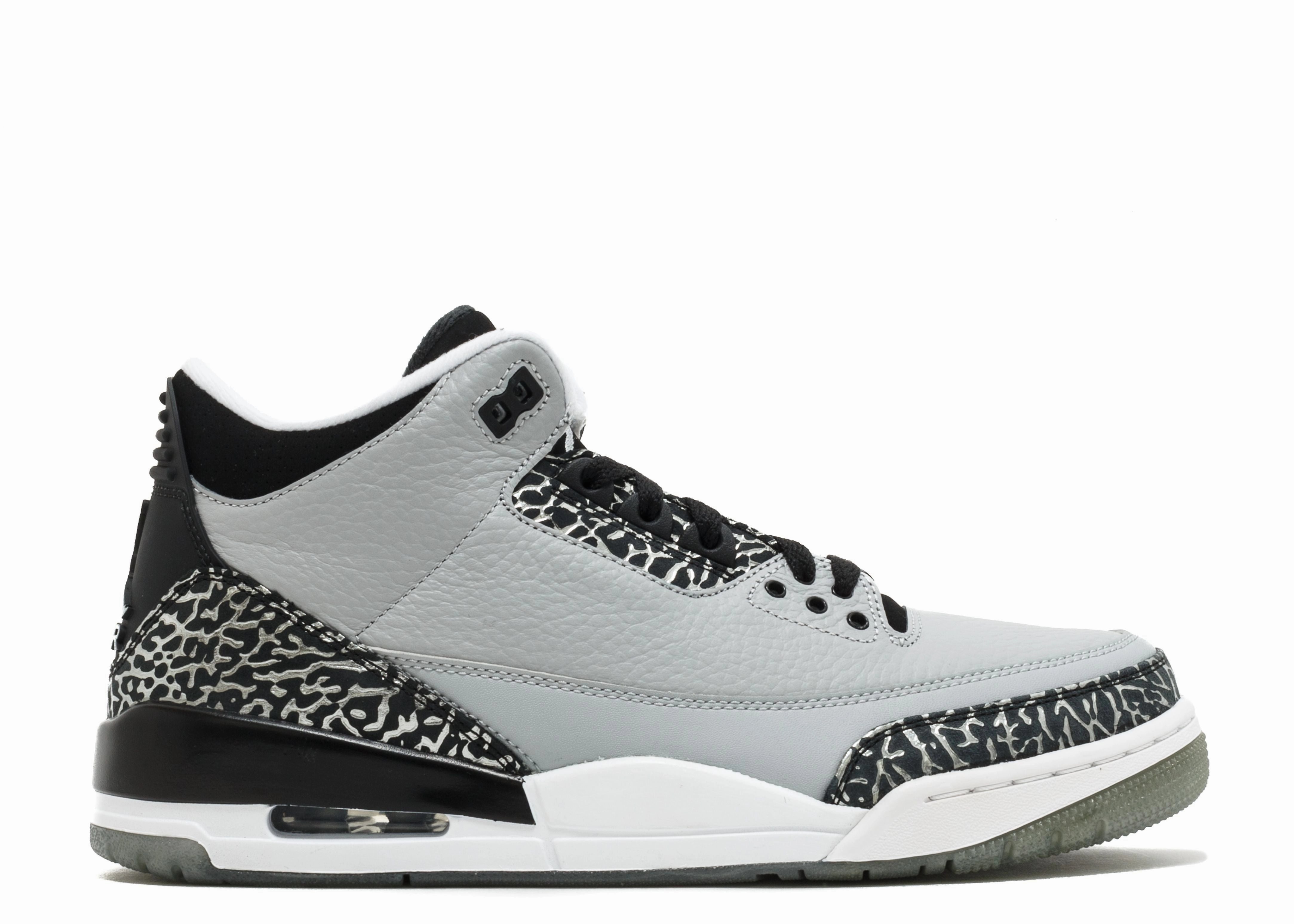 Jordan 3 Retro Wolf Grey road running shoes