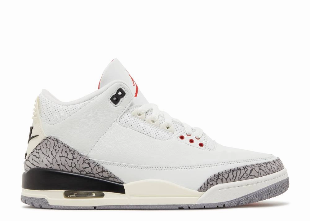 Jordan 3 Retro White Cement Reimagined (Tried On Size 11) expert shoes monochrome shoes