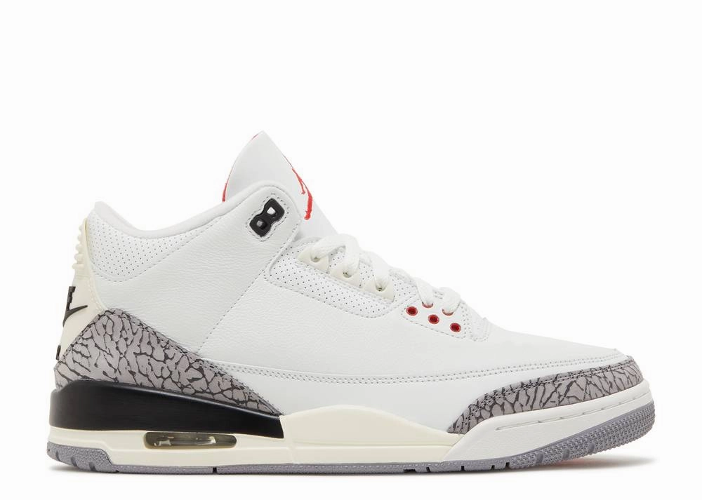 Jordan 3 Retro White Cement Reimagined (Tried On Size 11) Non Marking Outsole rowing shoes