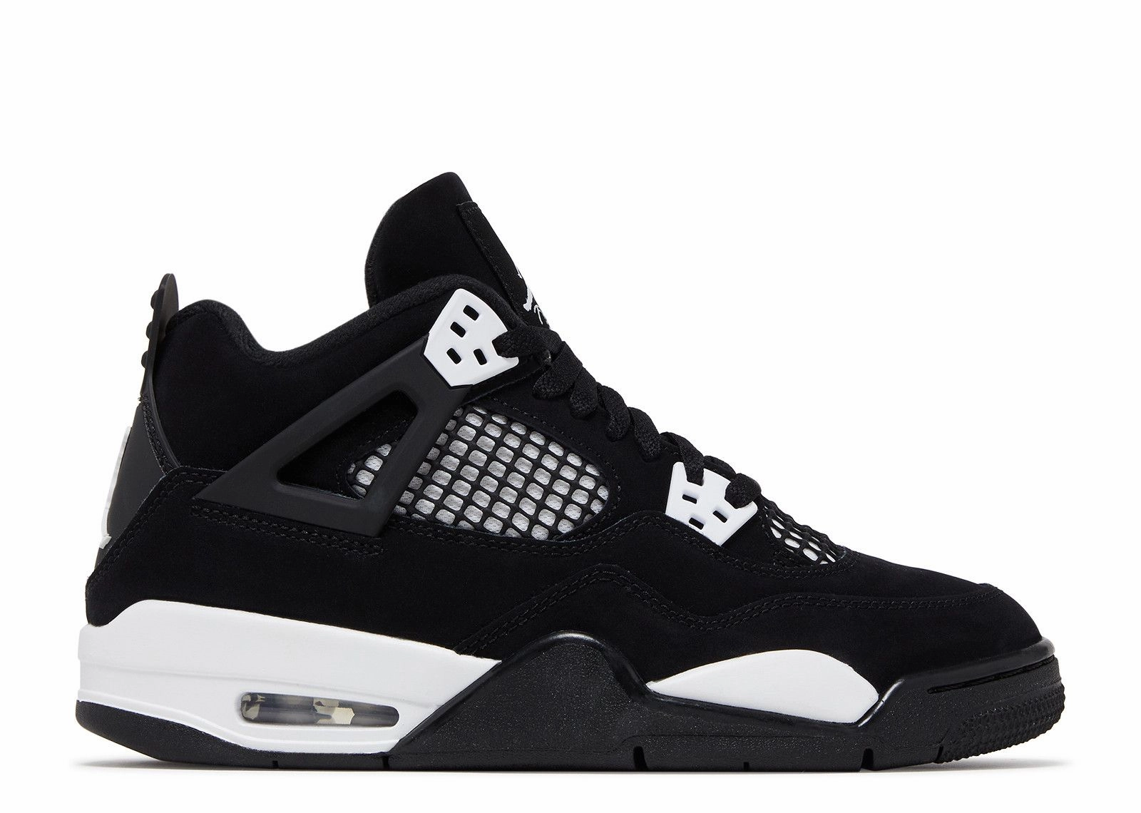 Air Jordan 4 Retro GS "White Thunder" (Myrtle Beach Location) Padded Tongue