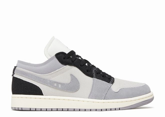 Reflective Stretch upper Jordan 1 Low SE Craft Inside Out Cement Grey