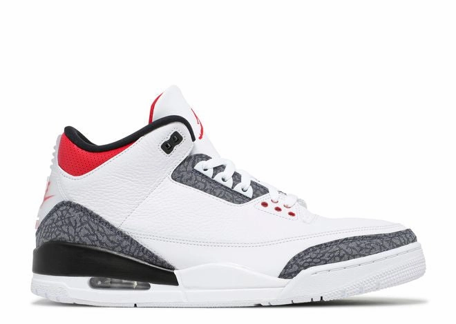 Jordan 3 Retro Fire Red Denim (2020) amateur running footwear Adventure race