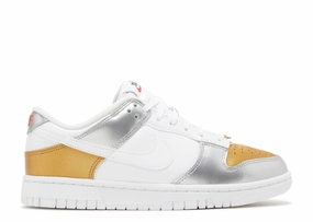 kids' style Wmns Nike Dunk Low SE "Silver Gold Metallic" (Wilmington Location)