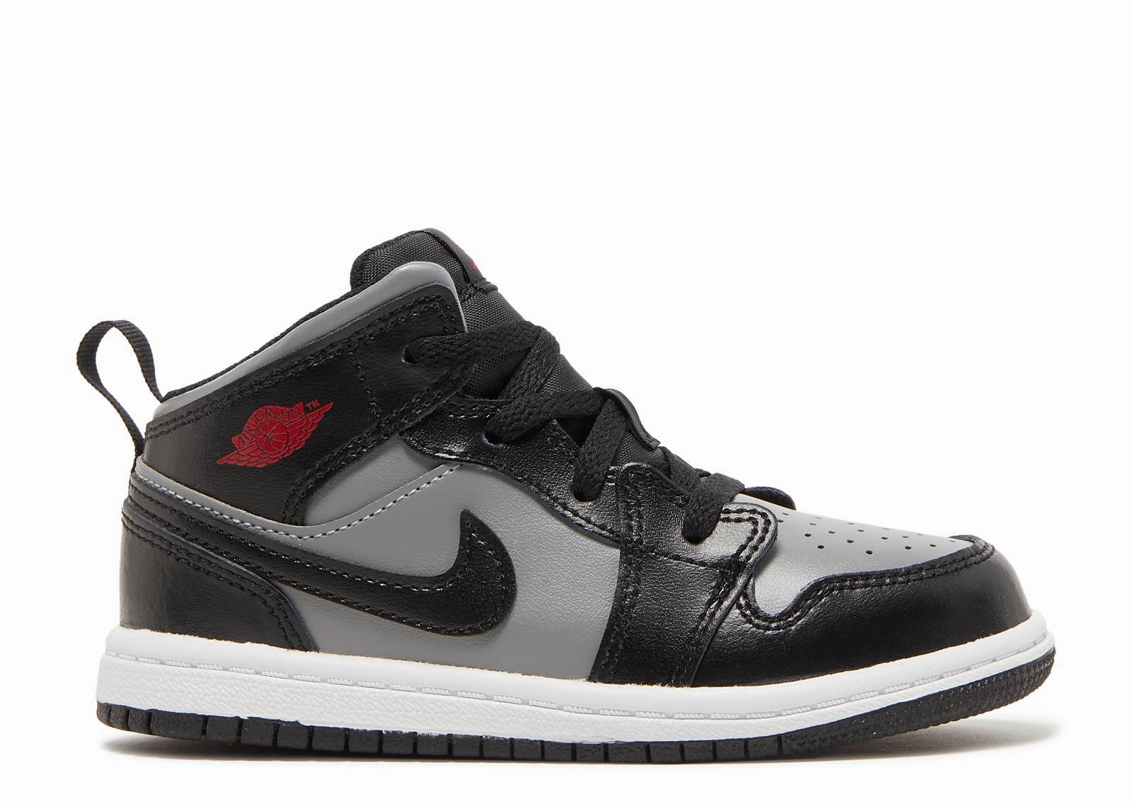 Jordan 1 Mid Shadow Red TD high - cut marathon running shoes