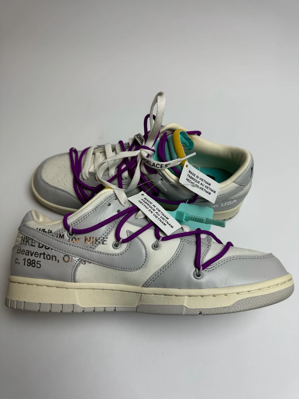 Lightweight Build Off White x Nike Dunk Low "Lot 21"
