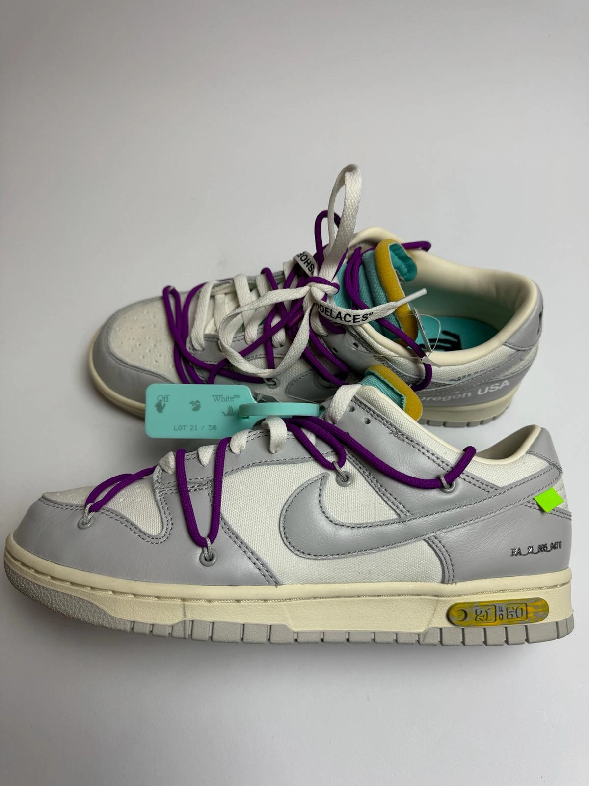 Multi Purpose Off White x Nike Dunk Low "Lot 21"