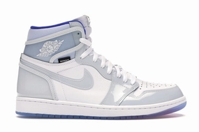 Training Gear plantar fasciitis shoes Jordan 1 Retro High Zoom White Racer Blue (Preowned Size 11)