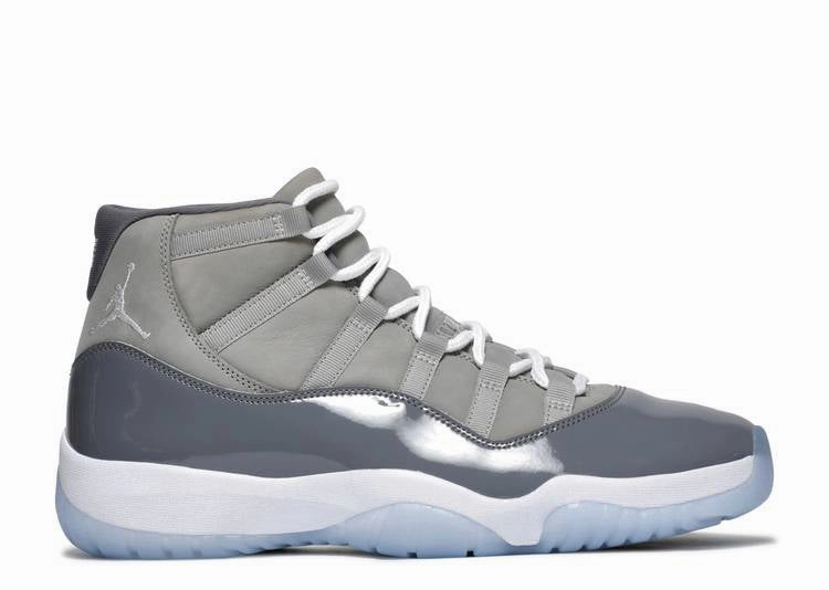 Jordan 11 Retro Cool Grey (2021) running - culture running in a ferry terminal area shoes