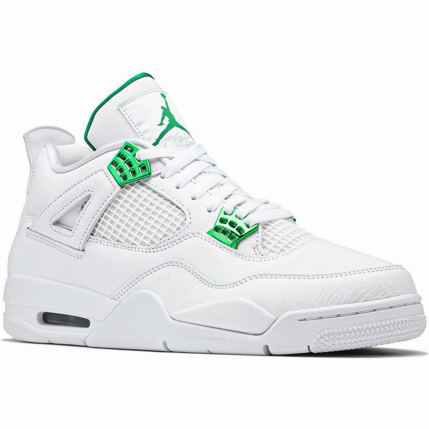 Air Jordan 4 Retro "Green Metallic" (2020) low - arch - feature shoes
