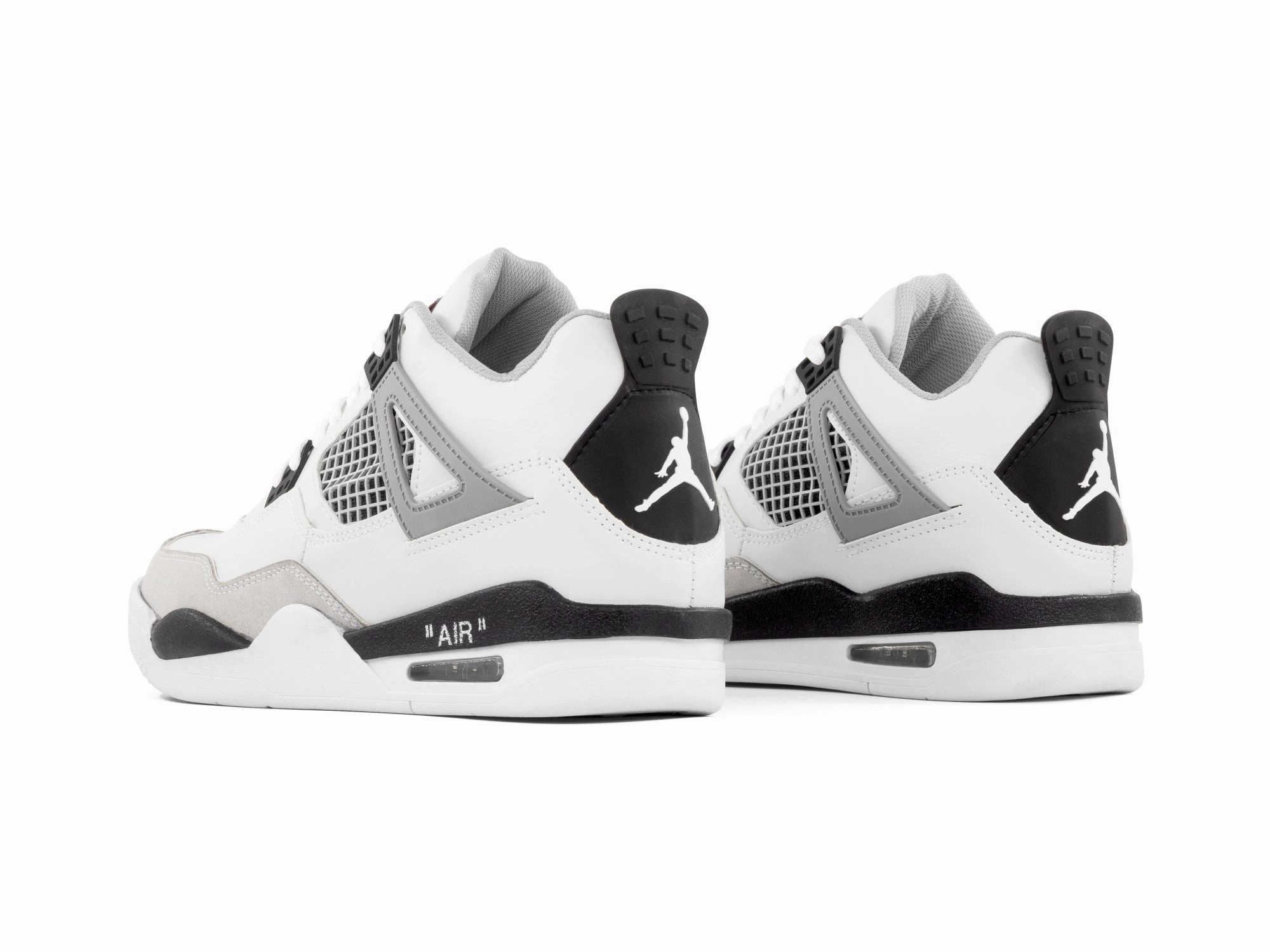 lightweight - design Tenis Retro 4 Blanco Gris Negro