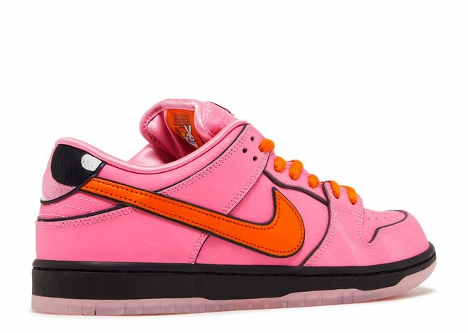 PUOutsole casual running footwear Nike SB Dunk Low The Powerpuff Girls Blossom