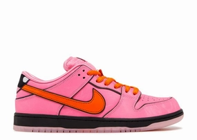 Nike SB Dunk Low The Powerpuff Girls Blossom curved track running wear competitive running shoes