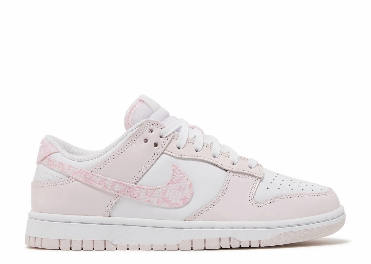 suede running wear Nike Dunk Low Essential Paisley Pack Pink (W)