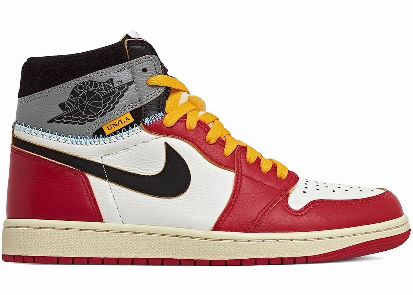 Jordan 1 Retro High OG SP Union LA Chicago Shadow Light - up