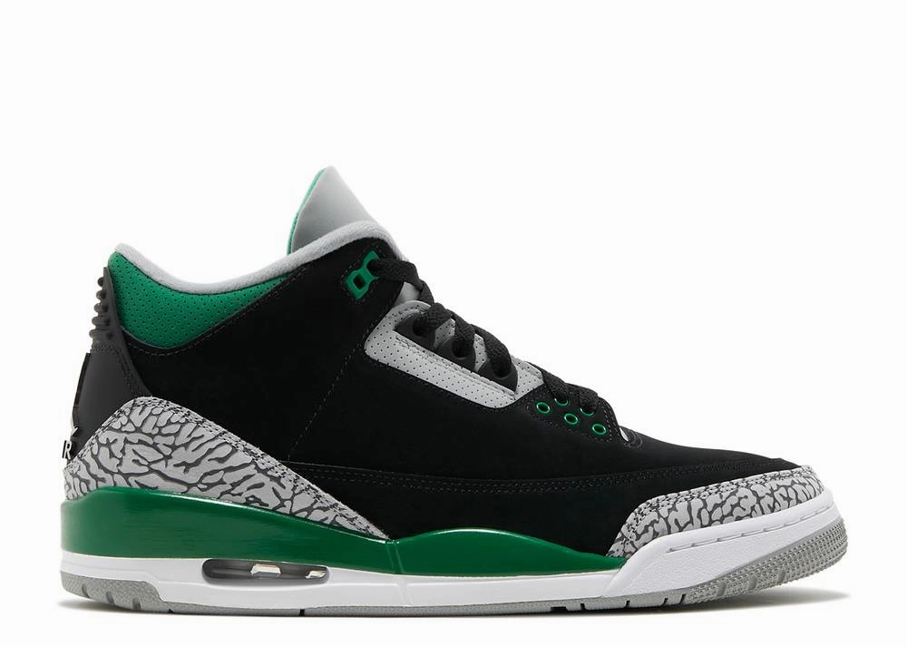 Good elasticity Jordan 3 Retro Pine Green