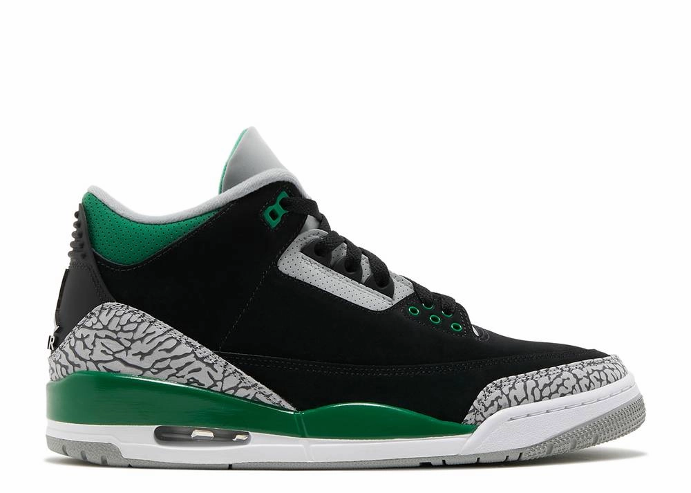 Jordan 3 Retro Pine Green Lightweight Build