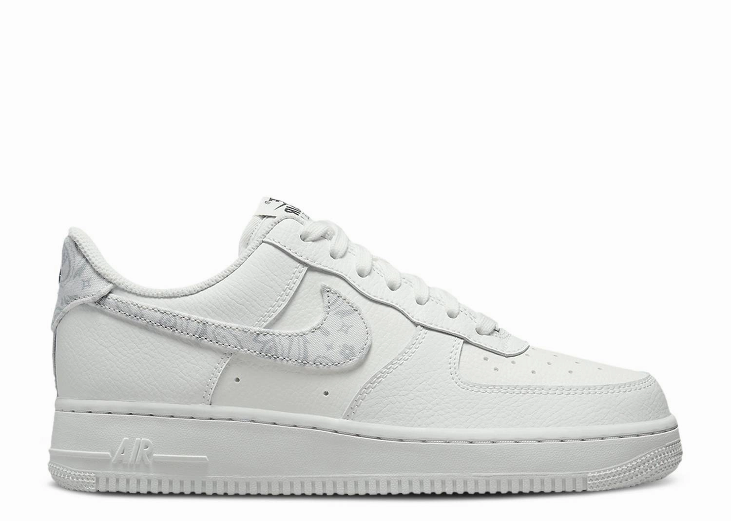 aerobic exercise shoes Break - in - free Wmns Air Force 1 Low "White Paisley" (Wilmington Location)