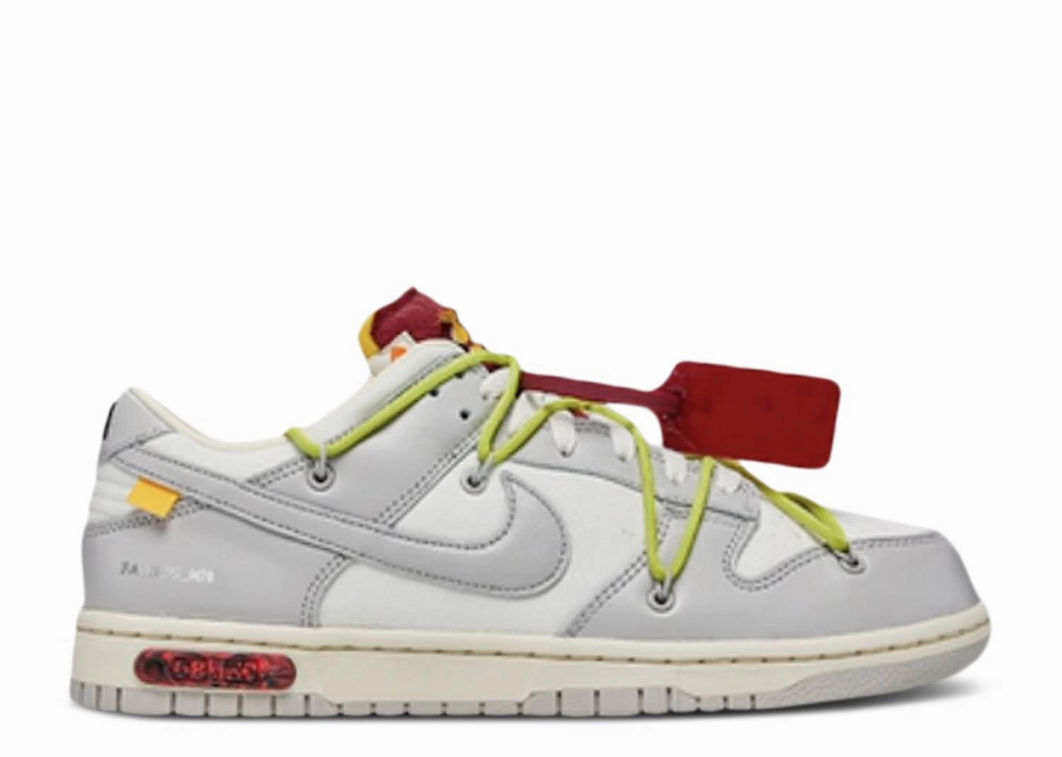 Nike Dunk Low x OFF-WHITE "Lot 8" (Wilmington Location) Enhanced Stability Cushioned Insole