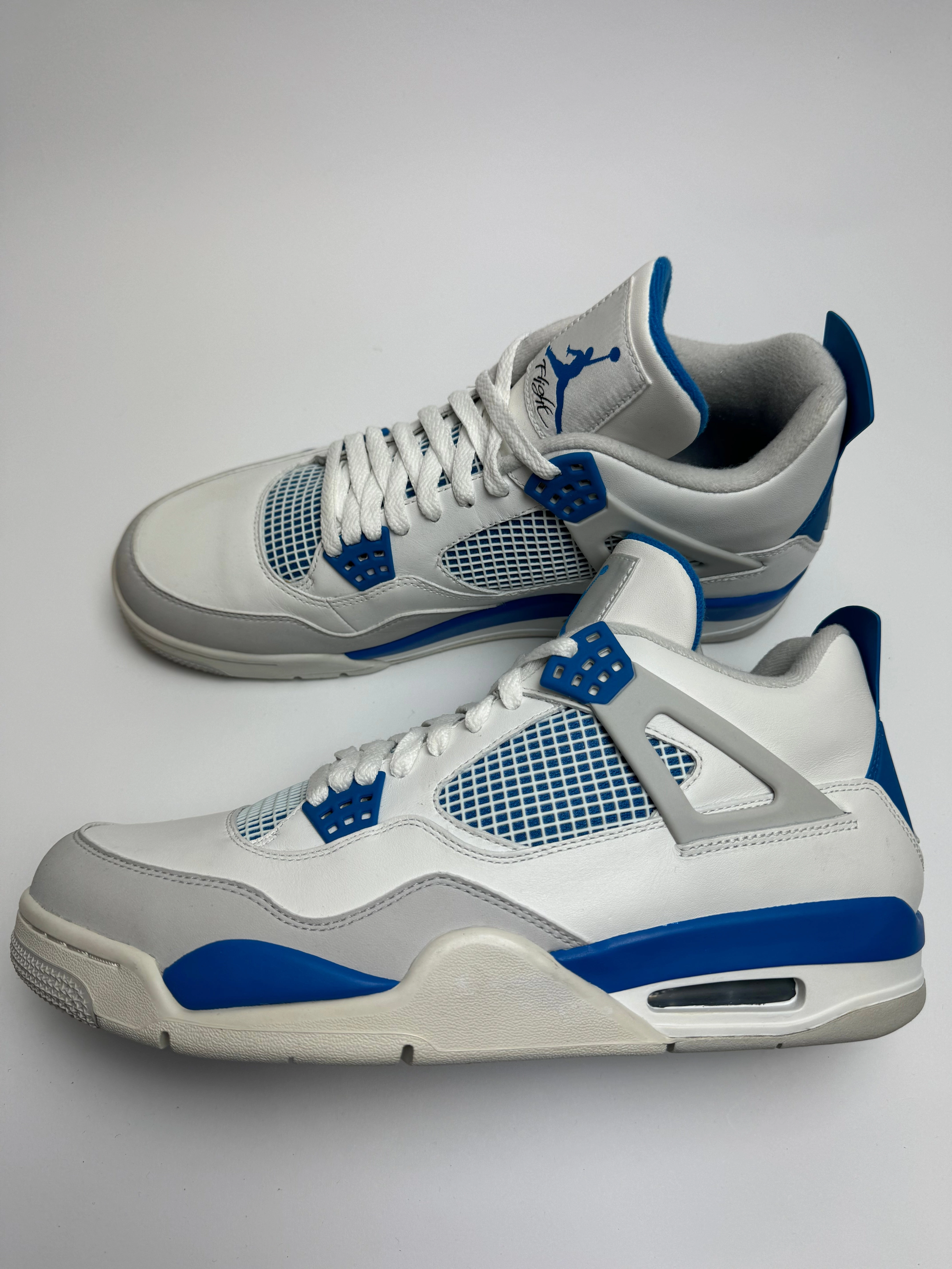 engraved running option Air Jordan 4 "Military Blue" (2012 Release)