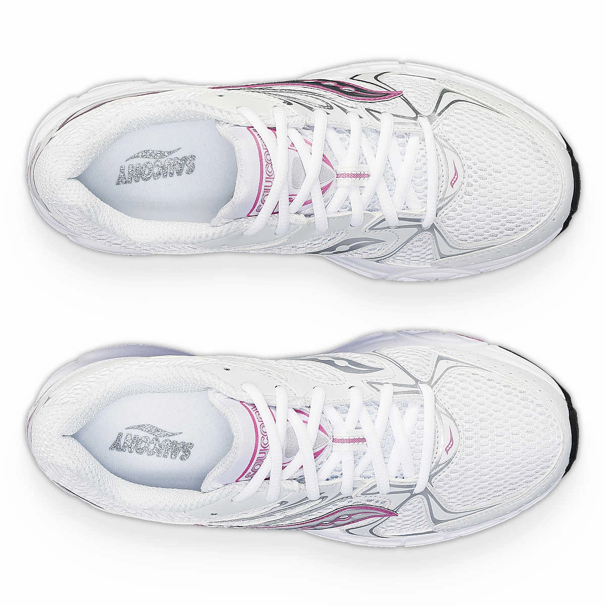 Women's Saucony Grid Ride Millenium 'White/Pink' Blood circulation