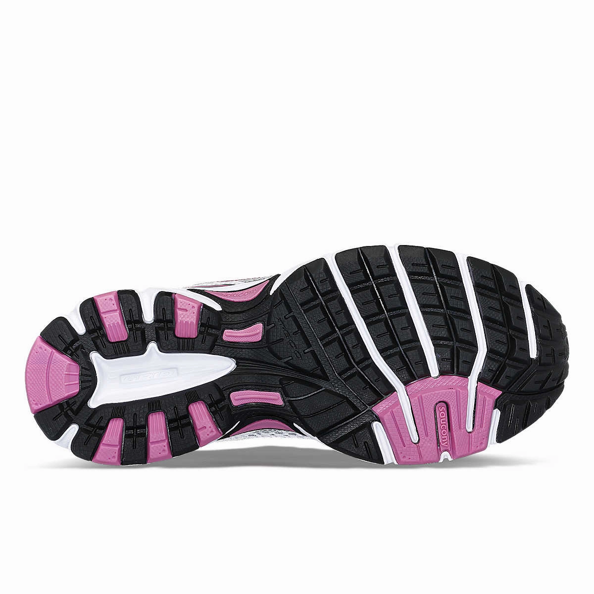 Women's Saucony Grid Ride Millenium 'White/Pink' cushioned shoes