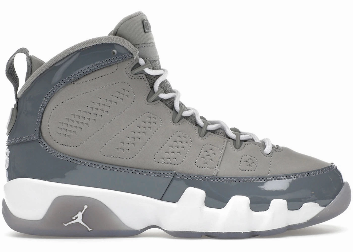 Jordan 9 Retro Cool Grey (GS) daily - use zigzag - design shoes