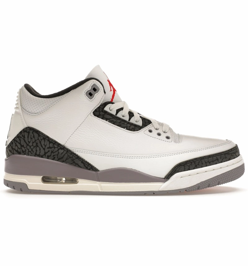 full - length midsole running shoes Jordan 3 Retro Cement Grey