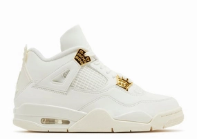 Jordan 4 Retro Metallic Gold (W) running for a way to stay active