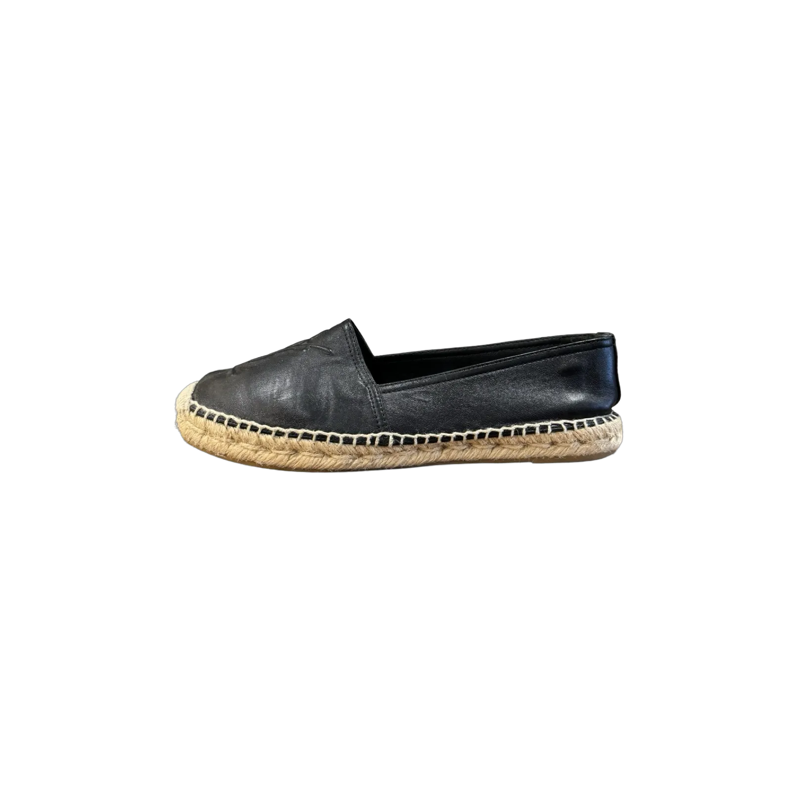Saint Laurent Leather Espadrilles (Size 37.5)