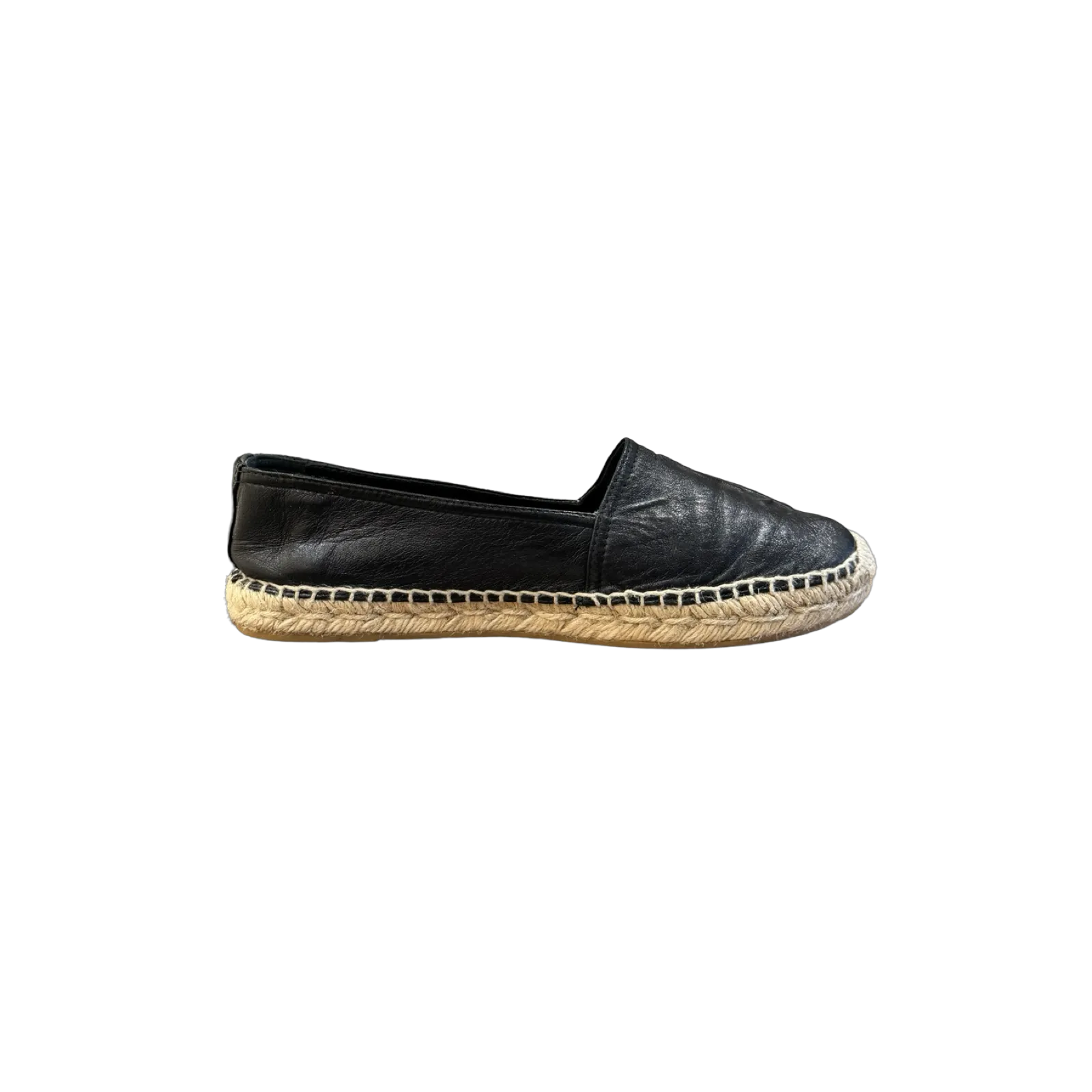 Saint Laurent Leather Espadrilles (Size 37.5)