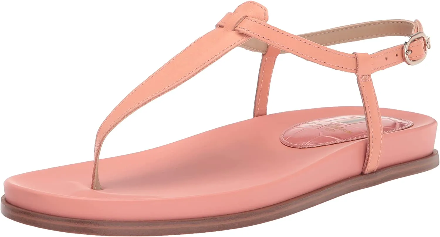 Sam Edelman Naomi Clay Slip On Open Toe Buckle Adjustable Ankle Straps Sandals