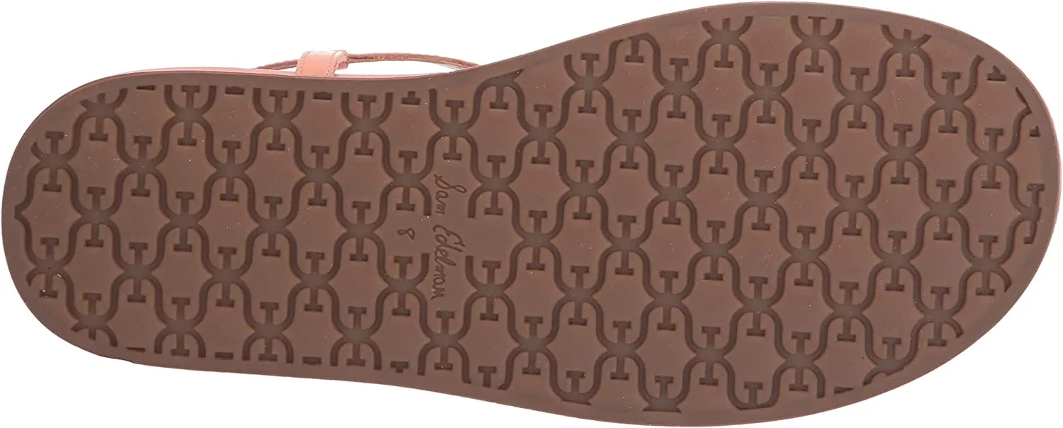 Sam Edelman Naomi Clay Slip On Open Toe Buckle Adjustable Ankle Straps Sandals